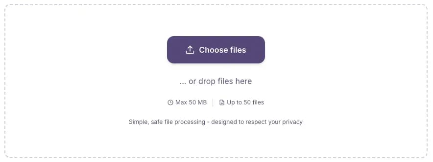 Step 1: Upload the PDF